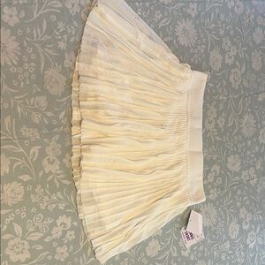 Vanilla Star Cream Mini Skirt